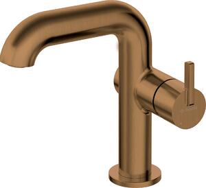 Deante Silia, mosdócsaptelep téglalap alakú kifolyóval, bronz, DEA-BQS_C24M