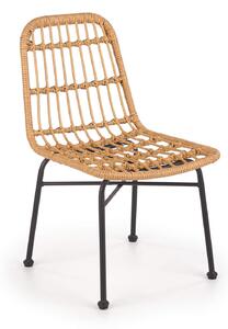 Rattan kerti szék K401 - natúr
