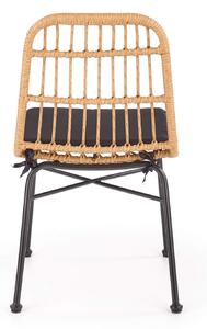 Rattan kerti szék K401 - natúr