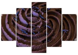 Kép - Csokoládé Cupcake (150x105 cm)
