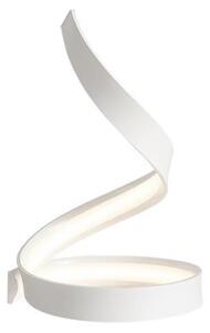 GUSANO Modern LED asztali lámpa matt fehér/opál, 30cm
