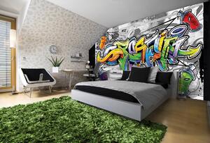 Fotótapéta - Színes Graffiti (152,5x104 cm)