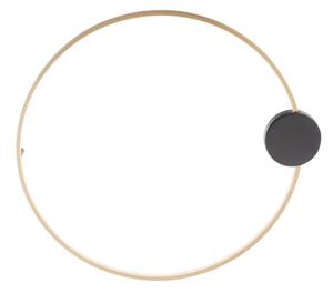 ATOMO LED mennyezeti lámpa, 60 cm, fekete és matt arany