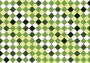 Fotótapéta - Mozaik - zöld csempe (152,5x104 cm)