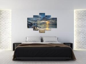 Tenger naplementekor képe (150x105 cm)