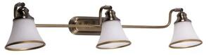 Beltéri karos spotlámpa e14 3x40w bronz/fehér grando