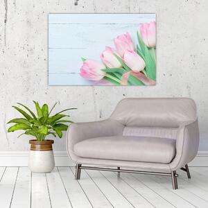 Kép - tulipán csokor (90x60 cm)