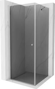 Mexen PRETORIA zuhanykabin 70x70cm, 6mm üveg, króm profilszürke üveg, 852-070-070-01-40