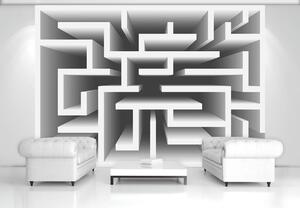 Fotótapéta - 3D labirintus (152,5x104 cm)