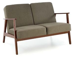 Kanapé Houston 2144, Kárpit, 77x120x77cm, Sötét dió, Világos olajfa, Bükkfa