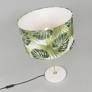 Modern sárgaréz asztali lámpa 35 cm-es árnyékolással - Kaso
