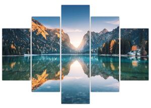 Kép - Hegyi tó (150x105 cm)