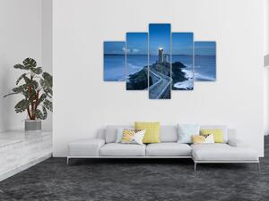 A világítótorony és a tenger képe (150x105 cm)