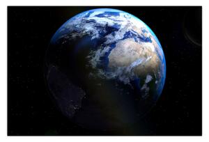 Föld és a Hold képe (90x60 cm)