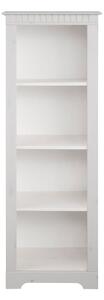 Fehér borovi fenyő könyvespolc 50x135 cm Cubrix – Støraa