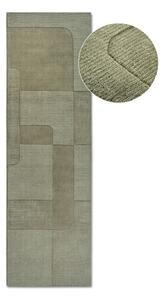 Zöld kézi szövésű gyapjú futószőnyeg 80x250 cm Charlotte – Villeroy&Boch