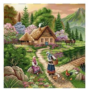 Párnahuzat gobelin 42x42 cm Eden 6231