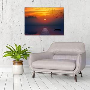 Híd képe naplementekor (70x50 cm)