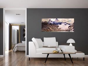 Hegyi tó képe (120x50 cm)