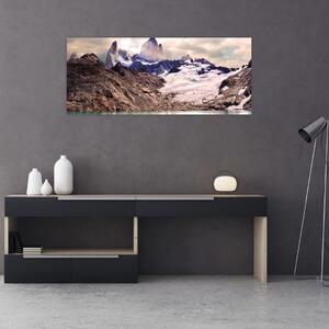 Hegyi tó képe (120x50 cm)