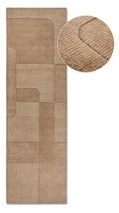 Bézs kézi szövésű gyapjú futószőnyeg 80x250 cm Charlotte – Villeroy&Boch