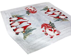 Karácsonyi zsenília terítő Merry Christmas 90x90 cm Chenille IT044