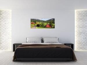 Vidéki kép (120x50 cm)