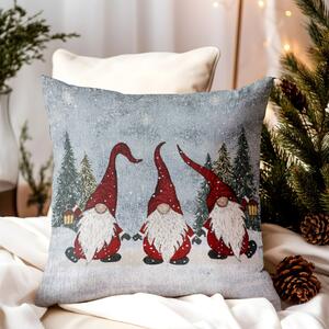 Karácsonyi párnahuzat gobelin Merry Christmas Chenille IT044