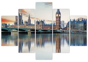 Kép - a Parlament londoni házai (150x105 cm)