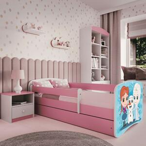 Kocot Kids Babydreams Ifjúsági ágy ágyneműtartóval - Jégvarázs - Többféle méretben és színben