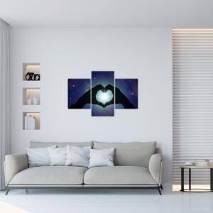 Kép - Szimbolikus szerelem (90x60 cm)