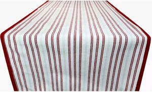 Abrosz piros csíkokkal 45x150 cm