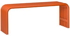 Noo.ma Narancssárga fém pad Nokk 114 cm