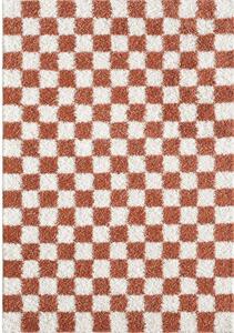 Krémszínű-terrakotta színű szőnyeg 120x170 cm Grida – ESTE