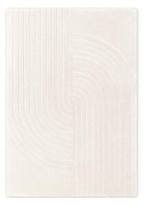 Krémszínű kézi szövésű gyapjú szőnyeg 160x230 cm Arcura – Vikosa