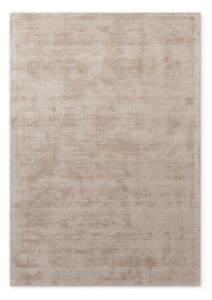 Bézs kézi szövésű viszkóz szőnyeg 80x150 cm Noemi – Vikosa