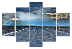Kép egy viharról az úton (150x105 cm)
