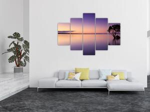 A vízfelszín képe napkeltekor (150x105 cm)