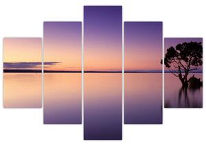 A vízfelszín képe napkeltekor (150x105 cm)