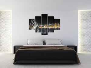 A Brooklyn-híd és a New York-i kép (150x105 cm)
