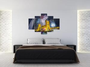 Kép - Szilveszteri éjszaka (150x105 cm)