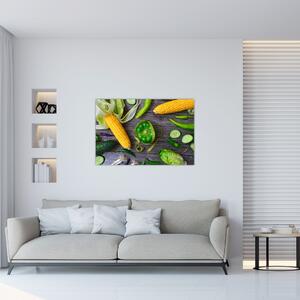 Zöldség képe (90x60 cm)