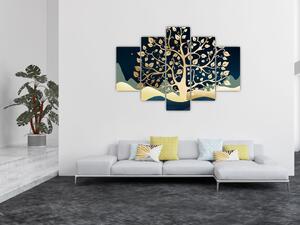 Egy aranyfa képe (150x105 cm)