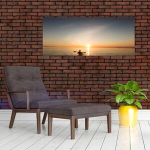 Kép a kenuzók naplementekor (120x50 cm)