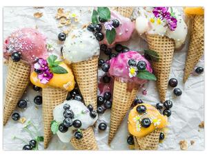 Fagylaltok képe (70x50 cm)