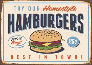 Fotótapéta - Gyorsétterem - A legjobb hamburgerek (152,5x104 cm)