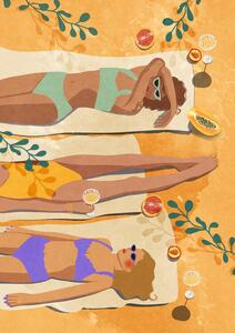 Illusztráció Summer Girls, Raissa Oltmanns