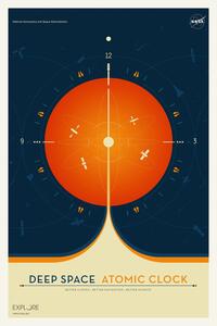 Illusztráció Deep Space Atomic Clock (Orange) - Space Series (NASA)
