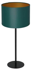 Luminex Asztali lámpa ARDEN 1xE27/60W/230V átm. 25 cm zöld/arany LU3554