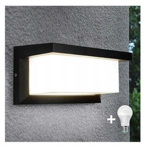 BOWI LED Kültéri fali lámpa szürkületérzékelővel NEELY 1xE27/9W/230V IP54 fekete LEDBW0332C